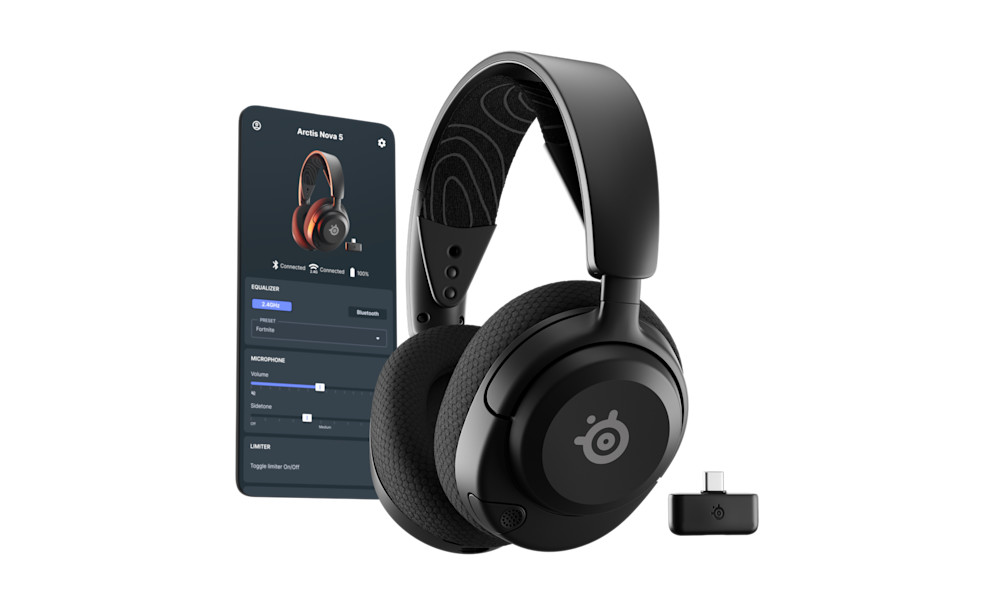 SteelSeries Arctis Nova 5P Wireless Gaming Headset product photo