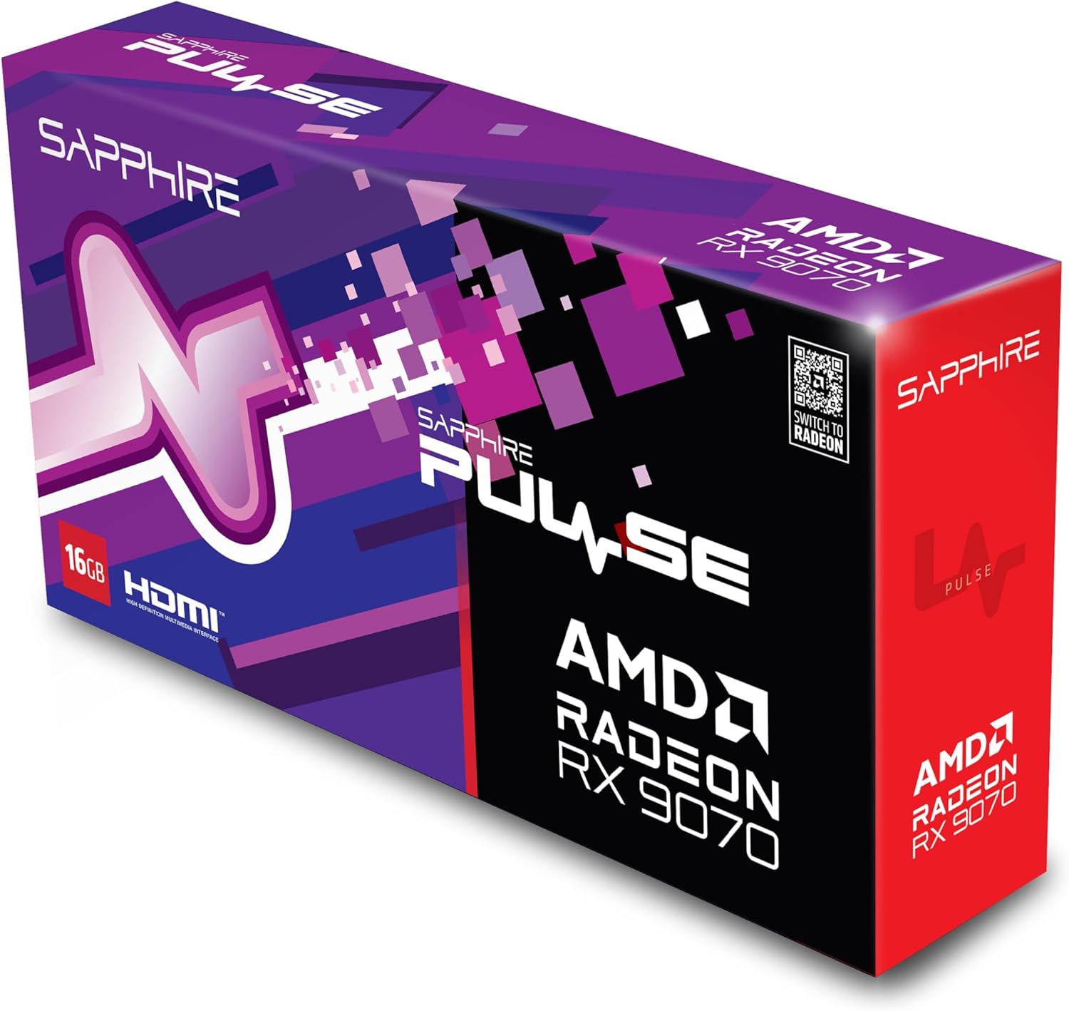 Sapphire Pulse AMD Radeon RX 9070 16GB product photo