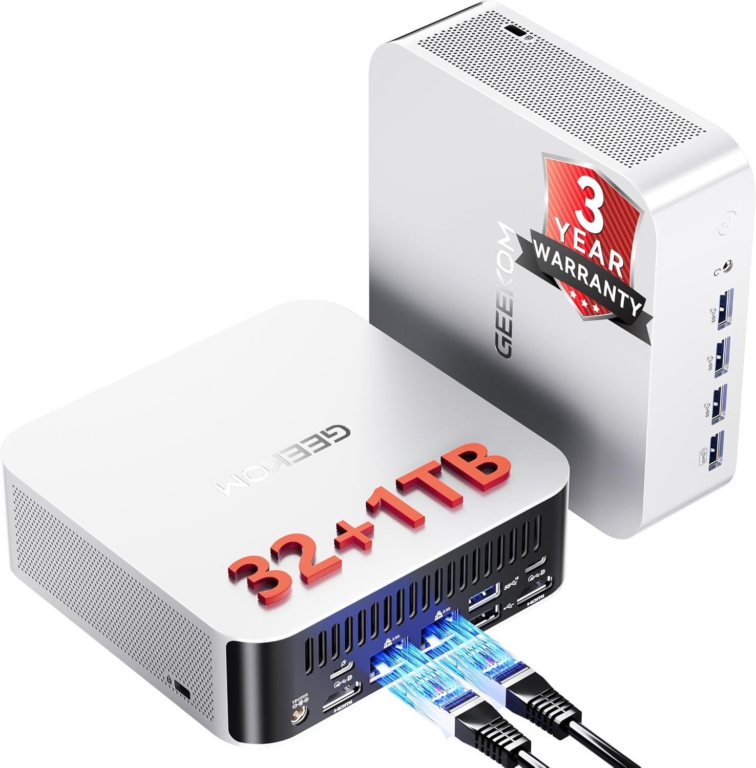 GEEKOM A8 Max (Ryzen 9 8945HS, 32GB DDR5, 1TB NVMe) product photo