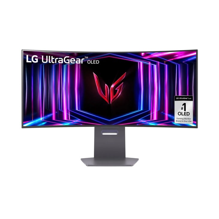 LG UltraGear 34GS95QE-B 34-Inch OLED Curved Gaming Monitor product photo