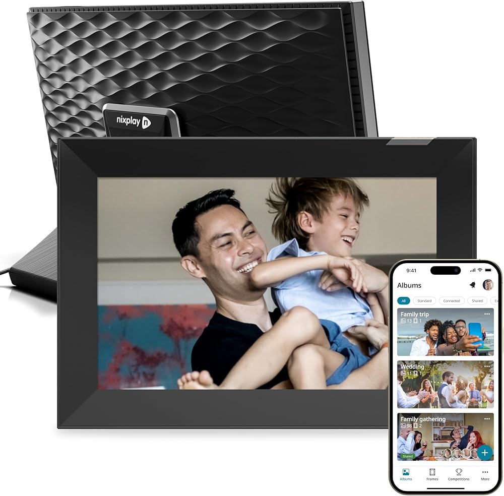 Nixplay 10.1-inch Touch (Black/Silver) product photo