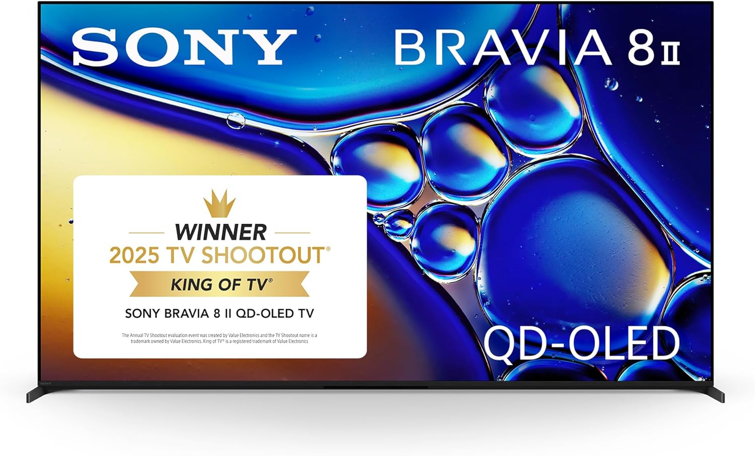 Sony BRAVIA 8 II 55-inch QD-OLED (K-55XR80M2, 2025) product photo